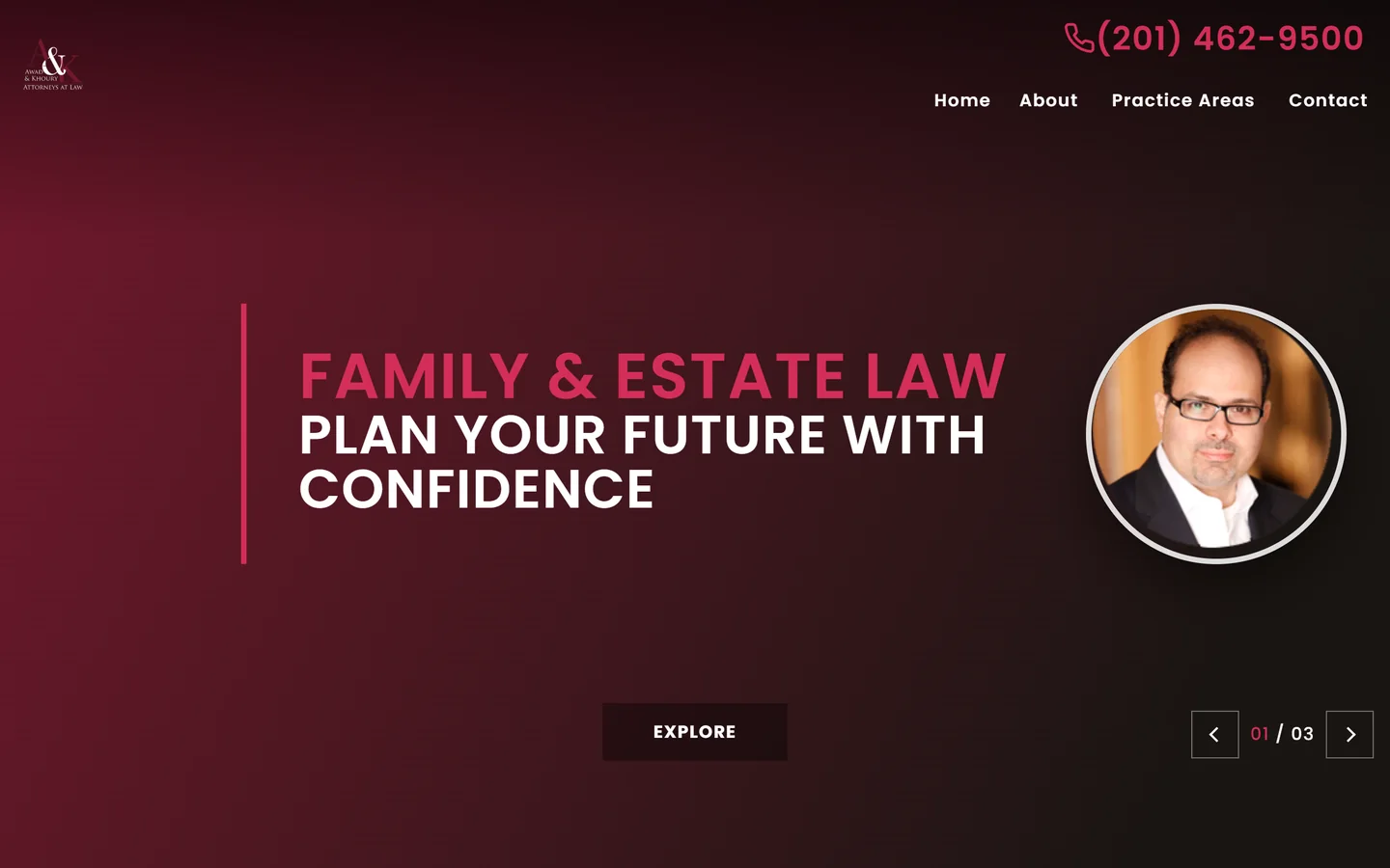 Awad & Khoury LLP Website